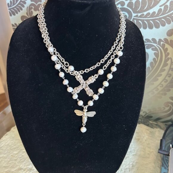 SS1556-ZAngelique Dual Necklace by FRENCH KANDE